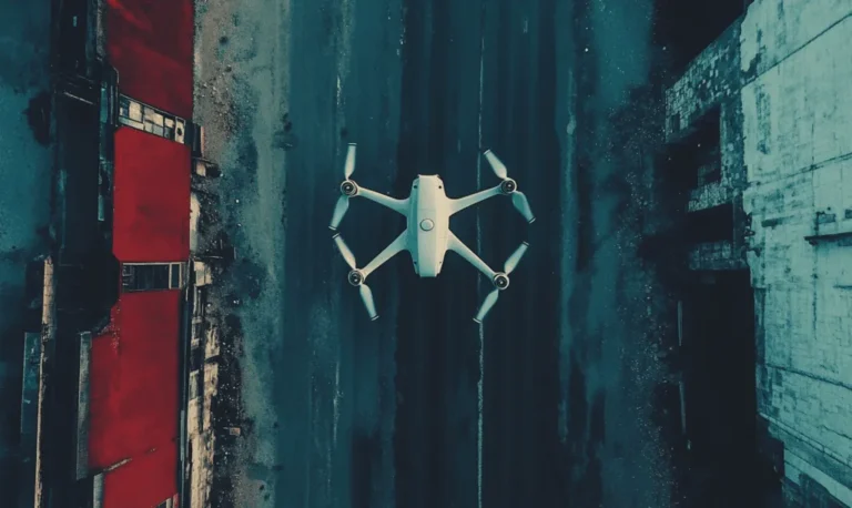 How do you do a drone tracking shot?